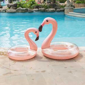 Inflatable Flamingo swimming ring